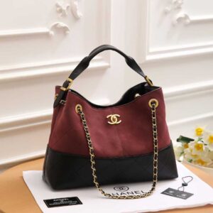 First Copy Chanel Suede Hobo Bag