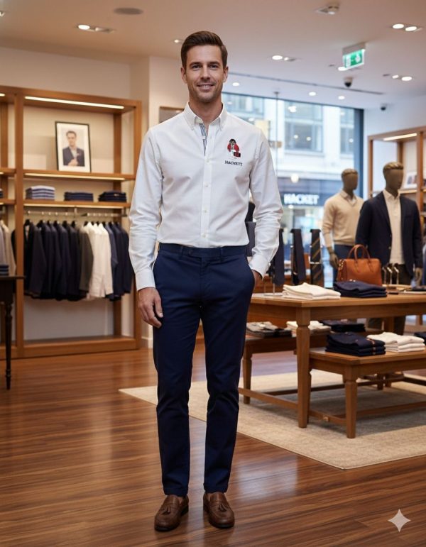 First Copy Hackett Cotton Shirt - Image 6