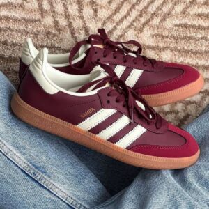FIRST COPY ADIDAS SAMBA MAROON